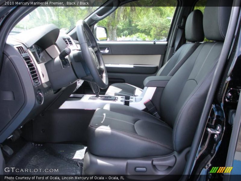 Black / Black 2010 Mercury Mariner I4 Premier