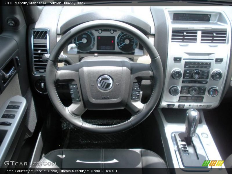 Black / Black 2010 Mercury Mariner I4 Premier