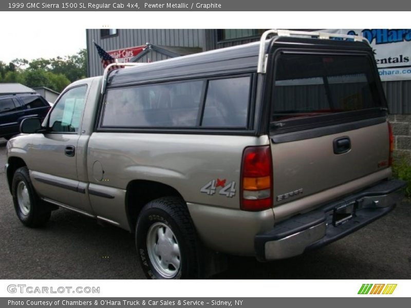 Pewter Metallic / Graphite 1999 GMC Sierra 1500 SL Regular Cab 4x4