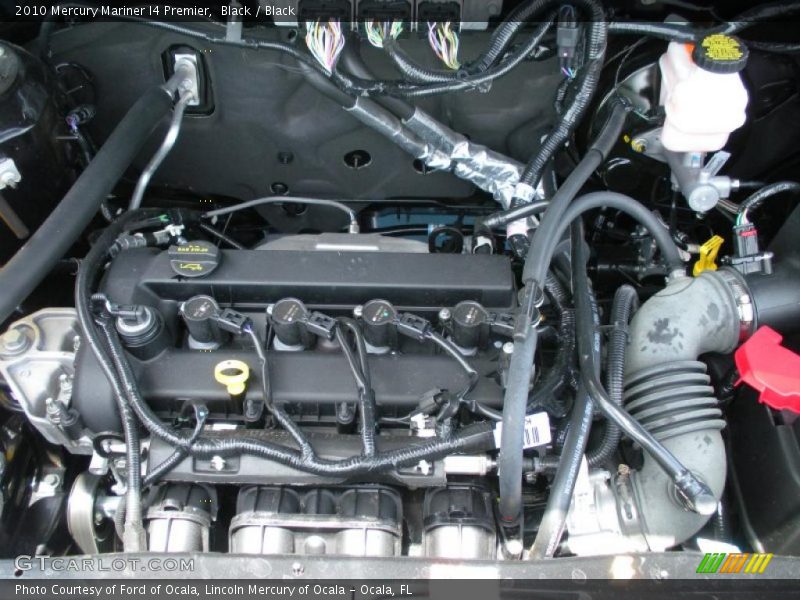 Black / Black 2010 Mercury Mariner I4 Premier