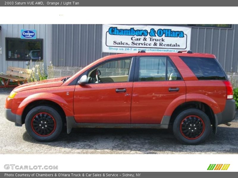 Orange / Light Tan 2003 Saturn VUE AWD