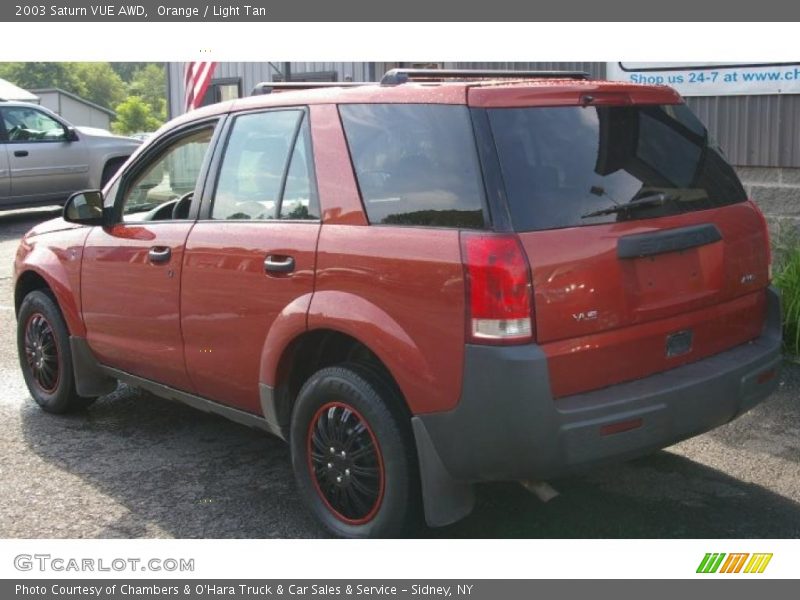 Orange / Light Tan 2003 Saturn VUE AWD
