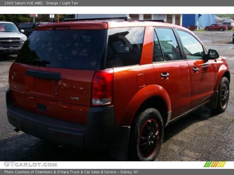 Orange / Light Tan 2003 Saturn VUE AWD