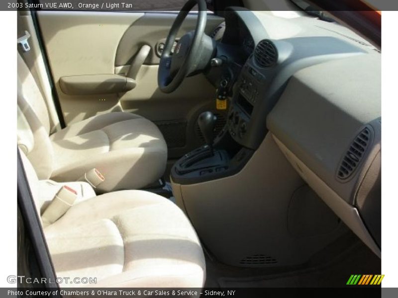 Orange / Light Tan 2003 Saturn VUE AWD