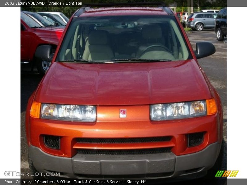 Orange / Light Tan 2003 Saturn VUE AWD
