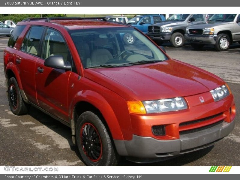 Orange / Light Tan 2003 Saturn VUE AWD