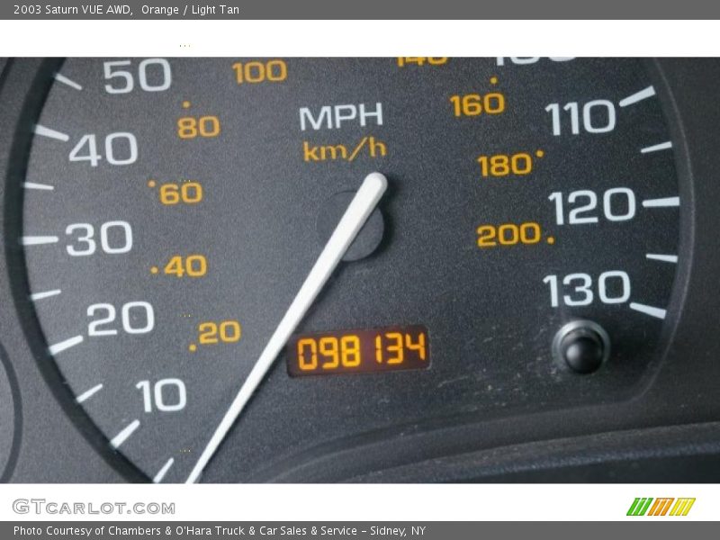 Orange / Light Tan 2003 Saturn VUE AWD