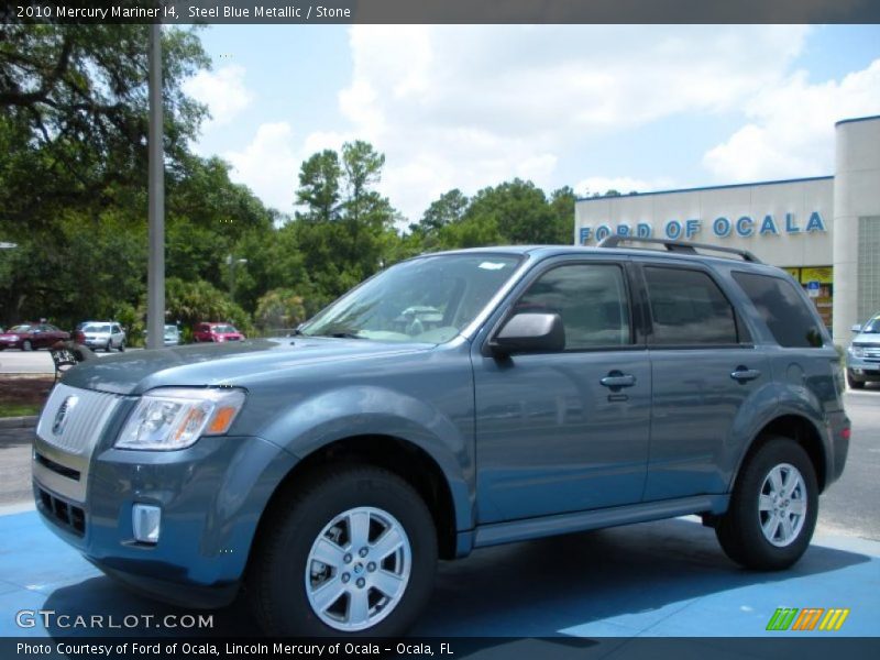 Steel Blue Metallic / Stone 2010 Mercury Mariner I4