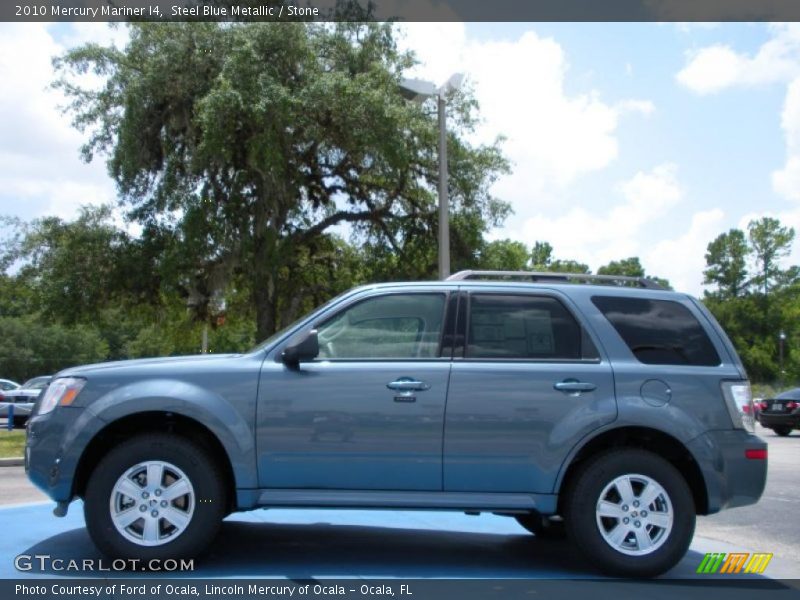Steel Blue Metallic / Stone 2010 Mercury Mariner I4