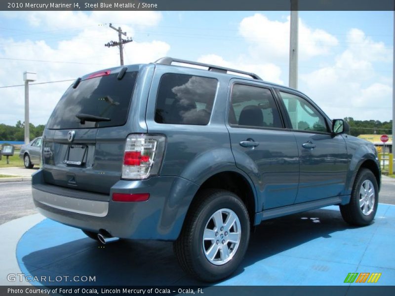 Steel Blue Metallic / Stone 2010 Mercury Mariner I4