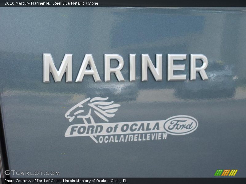 Steel Blue Metallic / Stone 2010 Mercury Mariner I4