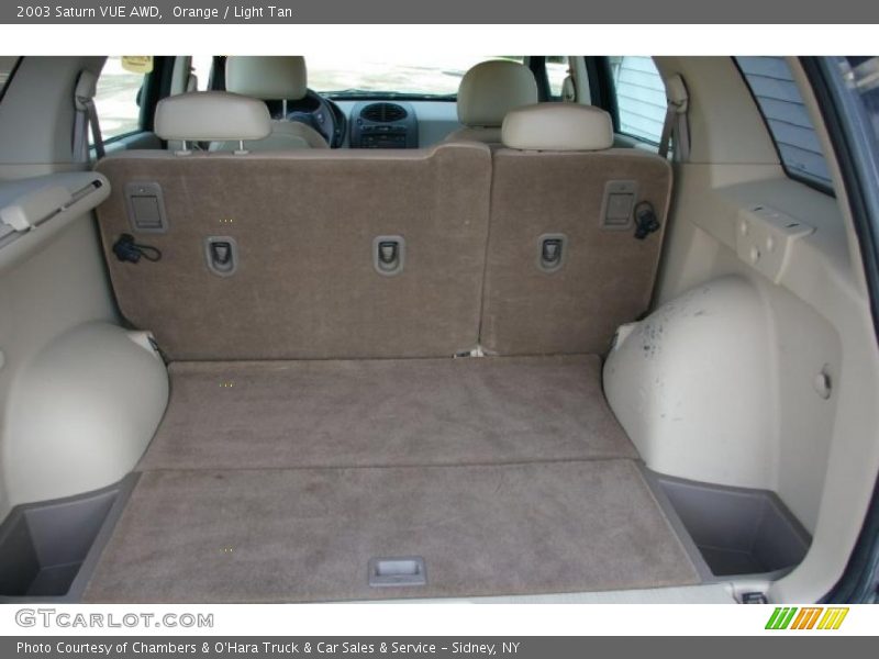 Orange / Light Tan 2003 Saturn VUE AWD