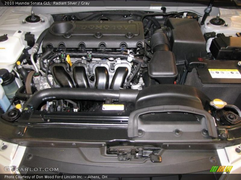 Radiant Silver / Gray 2010 Hyundai Sonata GLS