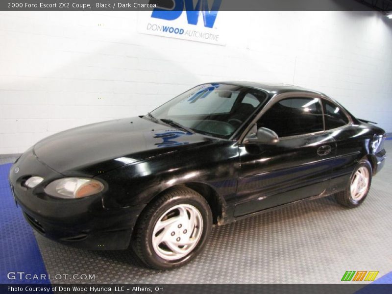 Black / Dark Charcoal 2000 Ford Escort ZX2 Coupe