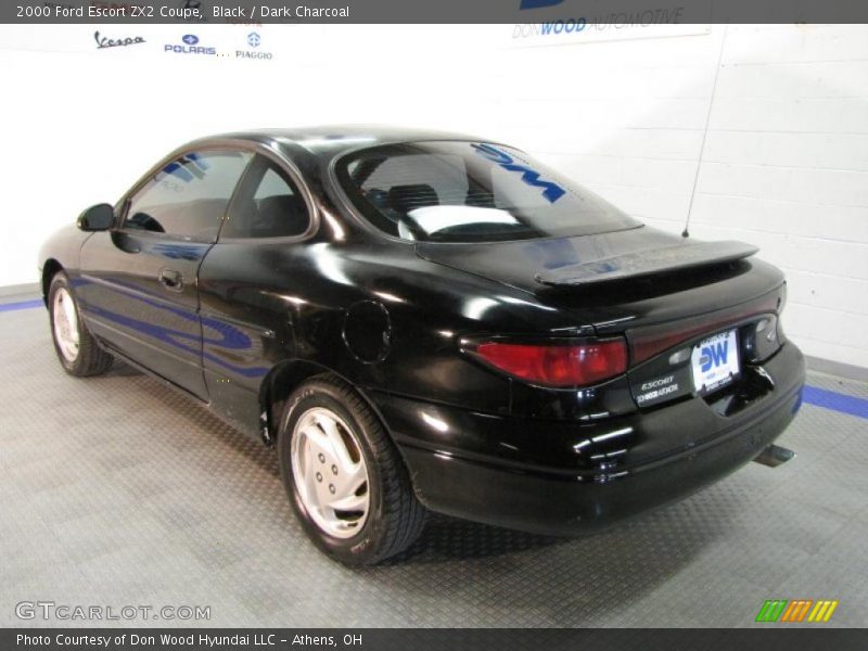 Black / Dark Charcoal 2000 Ford Escort ZX2 Coupe