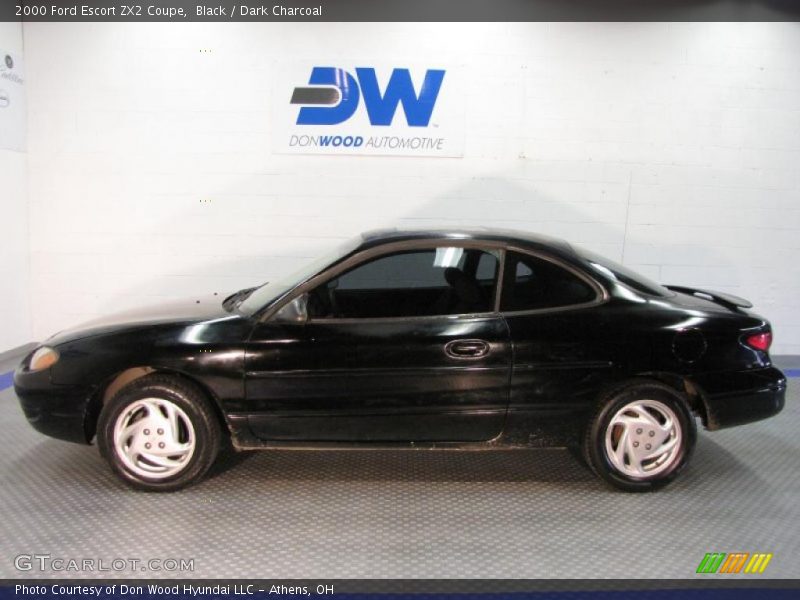 Black / Dark Charcoal 2000 Ford Escort ZX2 Coupe