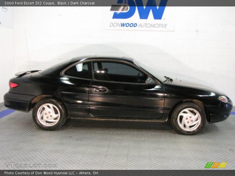 Black / Dark Charcoal 2000 Ford Escort ZX2 Coupe