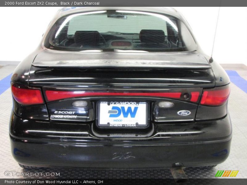 Black / Dark Charcoal 2000 Ford Escort ZX2 Coupe