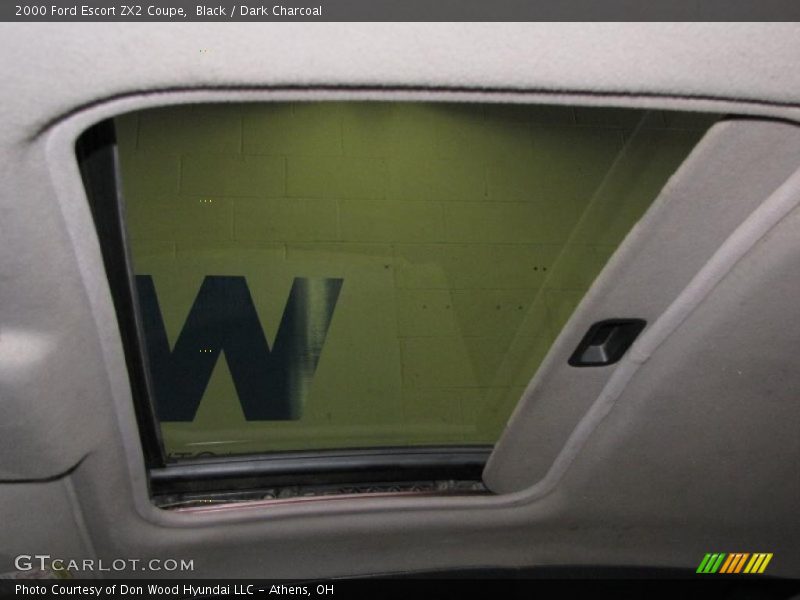 Black / Dark Charcoal 2000 Ford Escort ZX2 Coupe