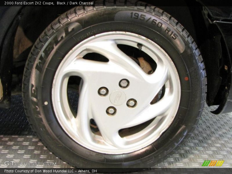 Black / Dark Charcoal 2000 Ford Escort ZX2 Coupe