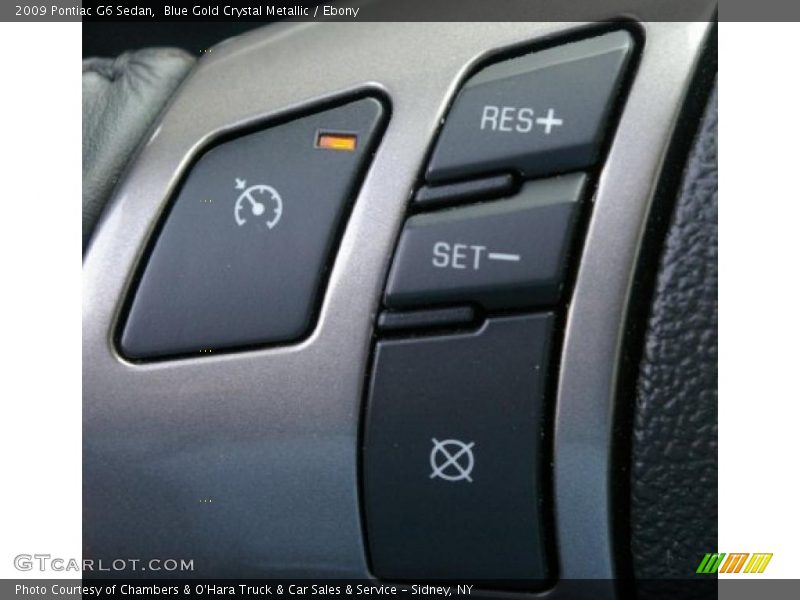 Blue Gold Crystal Metallic / Ebony 2009 Pontiac G6 Sedan