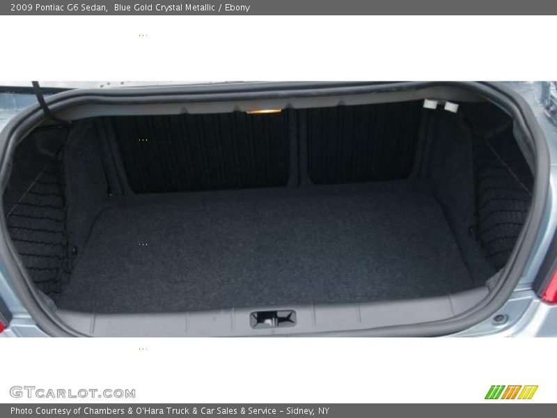 Blue Gold Crystal Metallic / Ebony 2009 Pontiac G6 Sedan