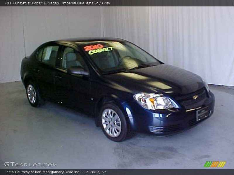 Imperial Blue Metallic / Gray 2010 Chevrolet Cobalt LS Sedan