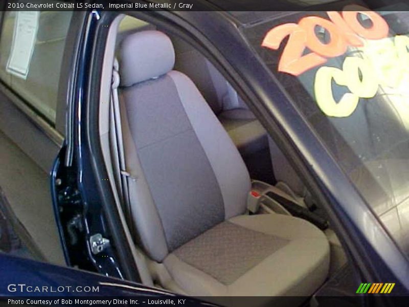 Imperial Blue Metallic / Gray 2010 Chevrolet Cobalt LS Sedan