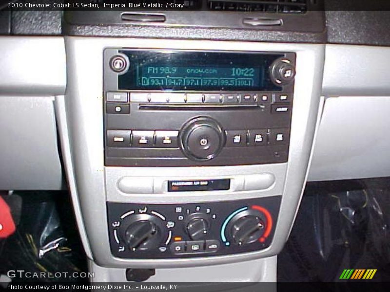 Imperial Blue Metallic / Gray 2010 Chevrolet Cobalt LS Sedan