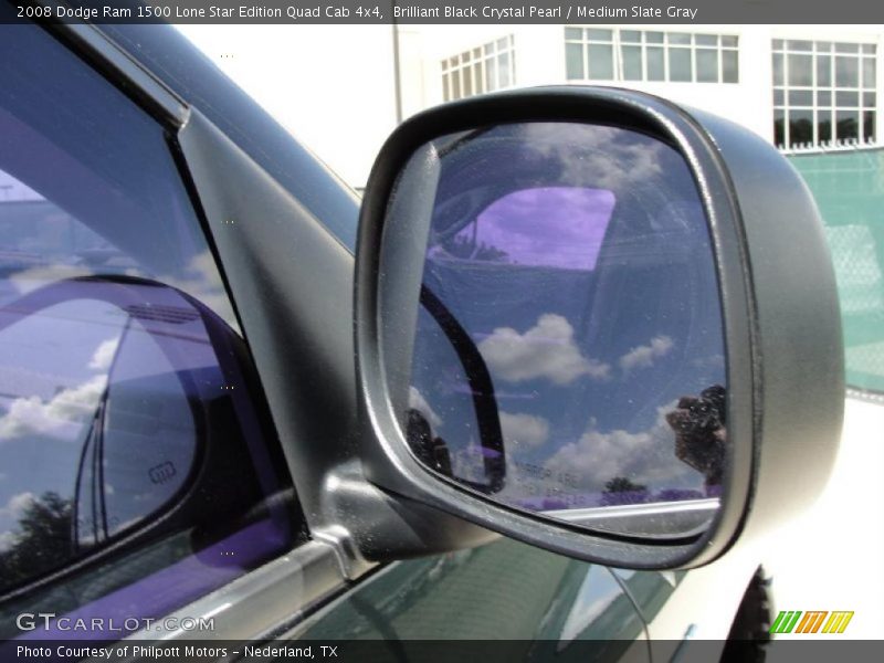 Brilliant Black Crystal Pearl / Medium Slate Gray 2008 Dodge Ram 1500 Lone Star Edition Quad Cab 4x4