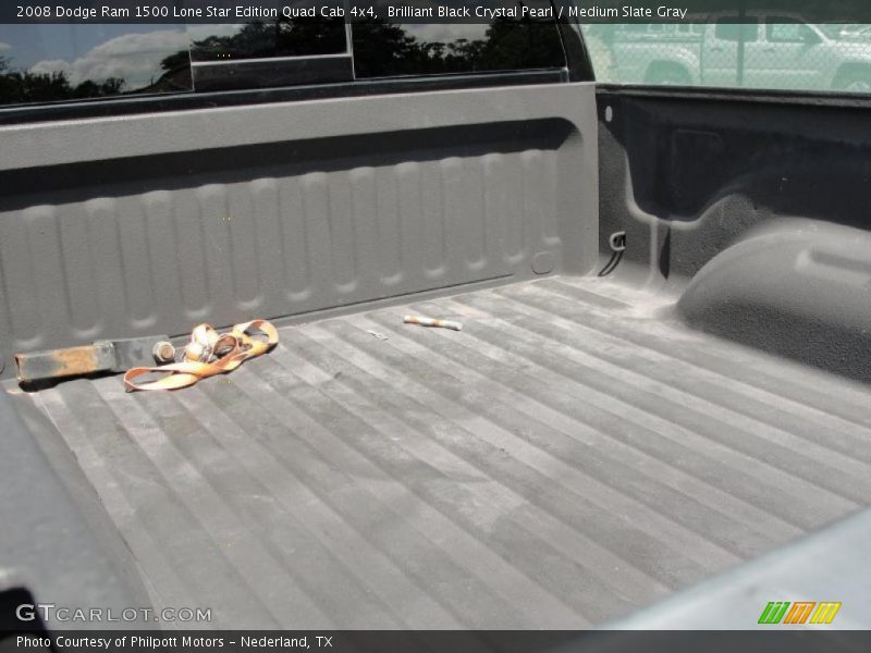 Brilliant Black Crystal Pearl / Medium Slate Gray 2008 Dodge Ram 1500 Lone Star Edition Quad Cab 4x4