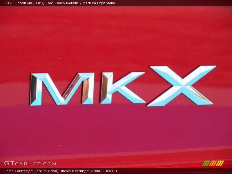 Red Candy Metallic / Medium Light Stone 2010 Lincoln MKX FWD