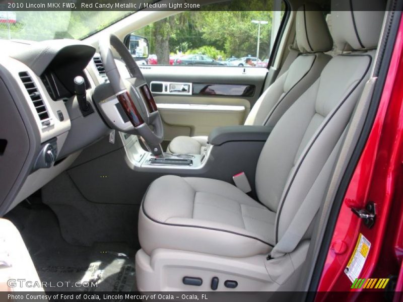 Red Candy Metallic / Medium Light Stone 2010 Lincoln MKX FWD