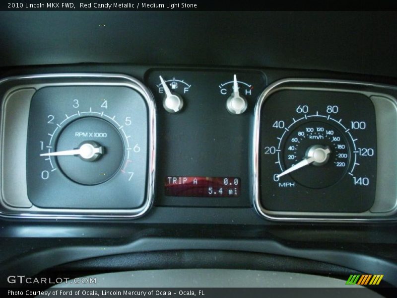 Red Candy Metallic / Medium Light Stone 2010 Lincoln MKX FWD