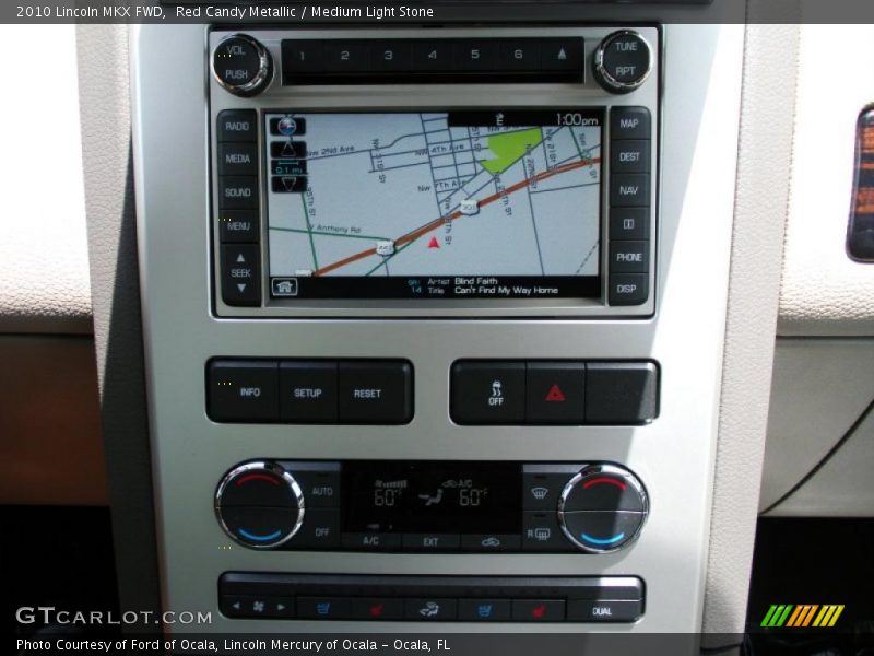 Red Candy Metallic / Medium Light Stone 2010 Lincoln MKX FWD
