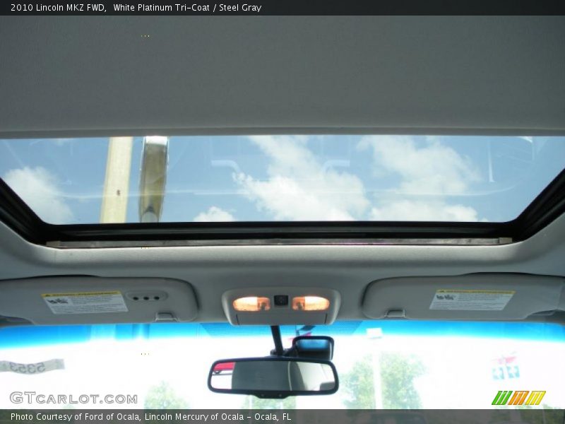 White Platinum Tri-Coat / Steel Gray 2010 Lincoln MKZ FWD