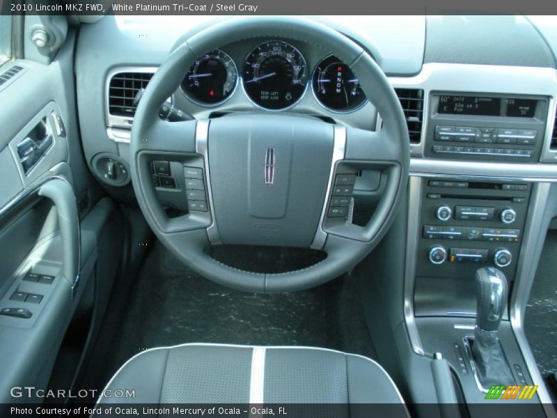 White Platinum Tri-Coat / Steel Gray 2010 Lincoln MKZ FWD
