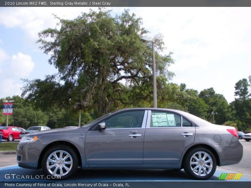 Sterling Gray Metallic / Steel Gray 2010 Lincoln MKZ FWD