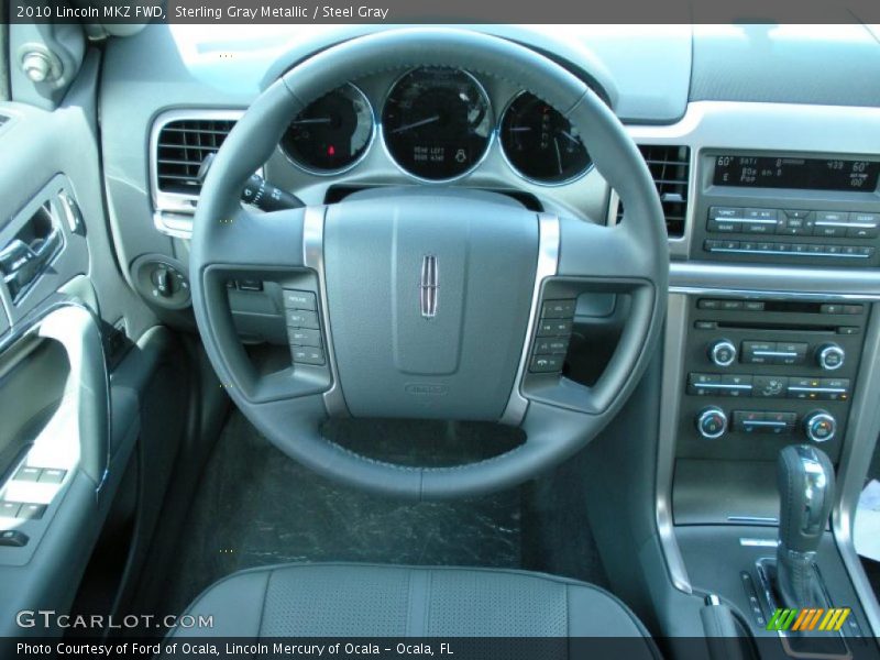 Sterling Gray Metallic / Steel Gray 2010 Lincoln MKZ FWD