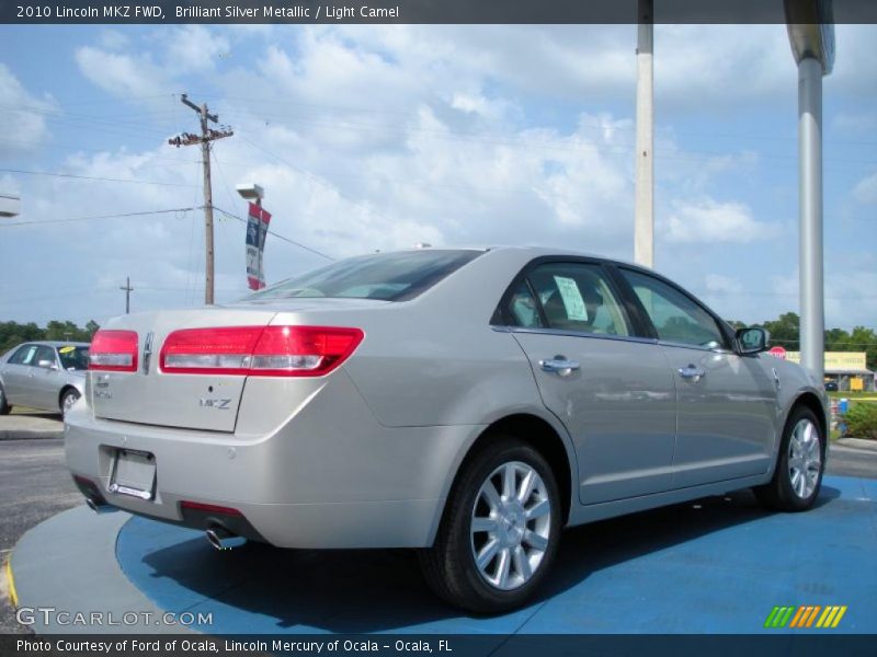 Brilliant Silver Metallic / Light Camel 2010 Lincoln MKZ FWD