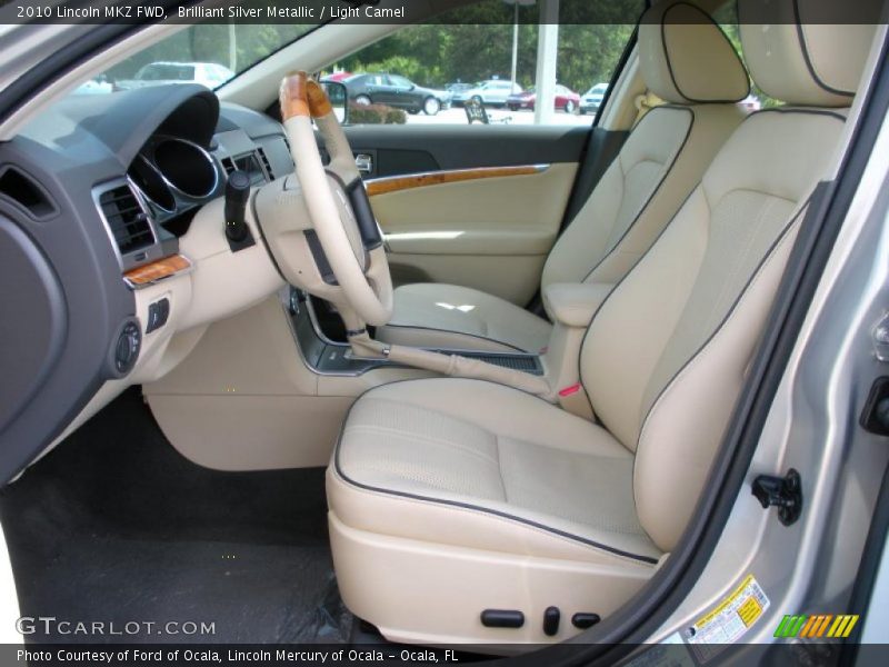 Brilliant Silver Metallic / Light Camel 2010 Lincoln MKZ FWD