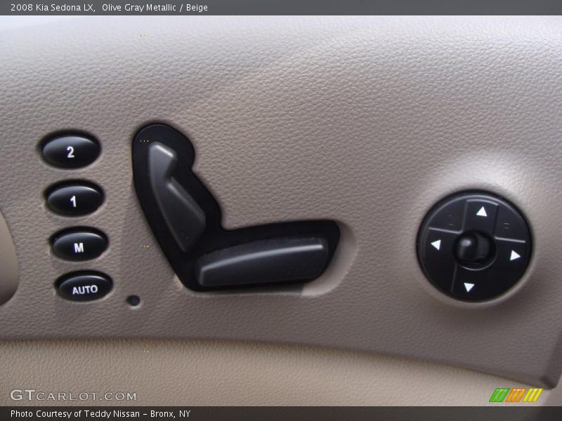 Olive Gray Metallic / Beige 2008 Kia Sedona LX