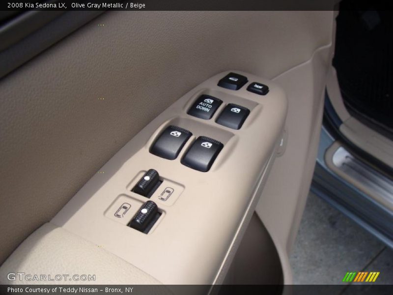 Olive Gray Metallic / Beige 2008 Kia Sedona LX