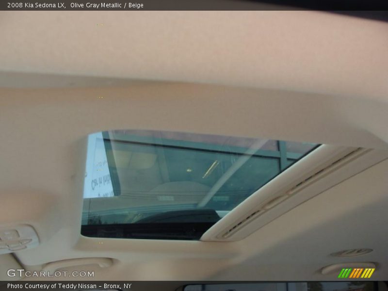 Olive Gray Metallic / Beige 2008 Kia Sedona LX