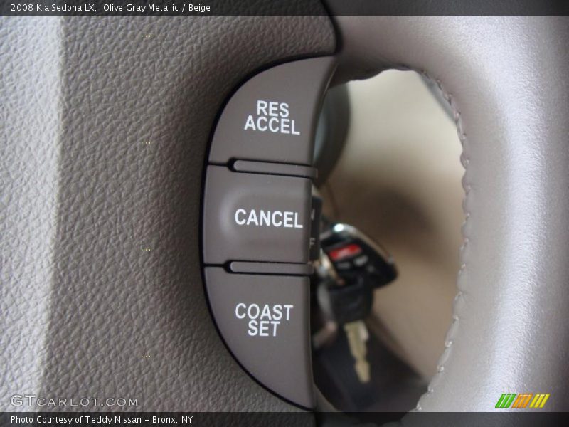 Olive Gray Metallic / Beige 2008 Kia Sedona LX
