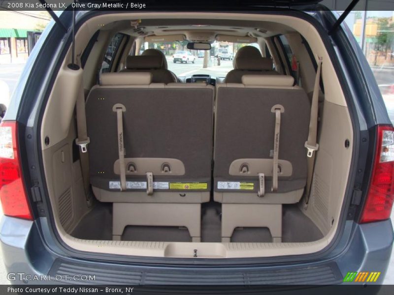 Olive Gray Metallic / Beige 2008 Kia Sedona LX