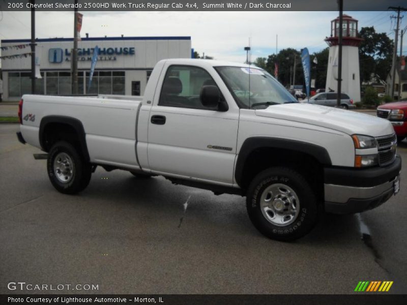 Summit White / Dark Charcoal 2005 Chevrolet Silverado 2500HD Work Truck Regular Cab 4x4