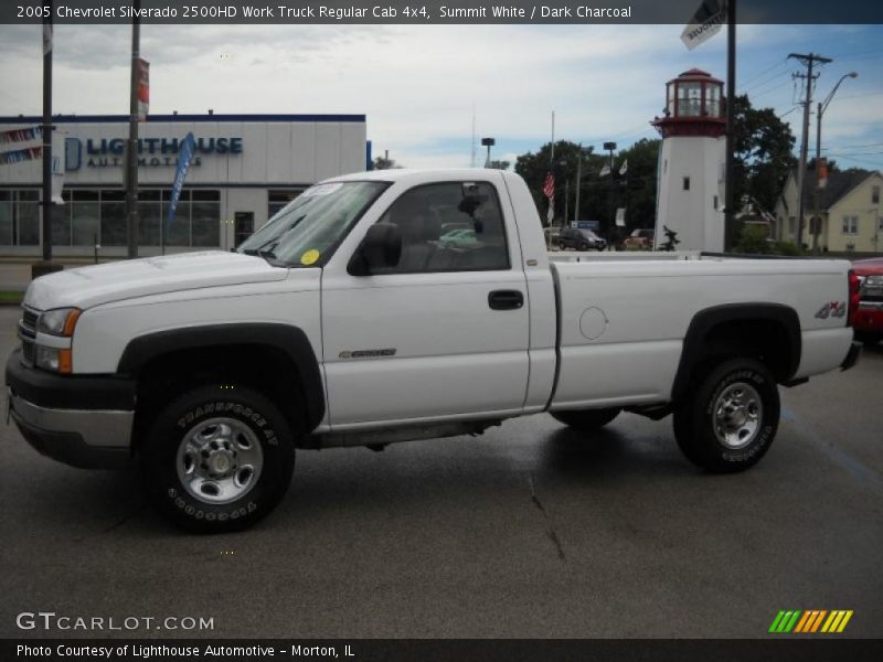 Summit White / Dark Charcoal 2005 Chevrolet Silverado 2500HD Work Truck Regular Cab 4x4