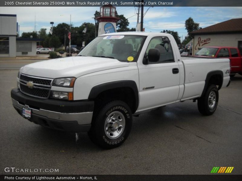 Summit White / Dark Charcoal 2005 Chevrolet Silverado 2500HD Work Truck Regular Cab 4x4