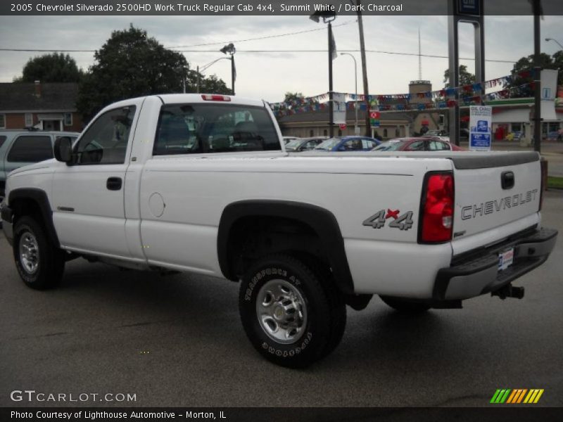Summit White / Dark Charcoal 2005 Chevrolet Silverado 2500HD Work Truck Regular Cab 4x4